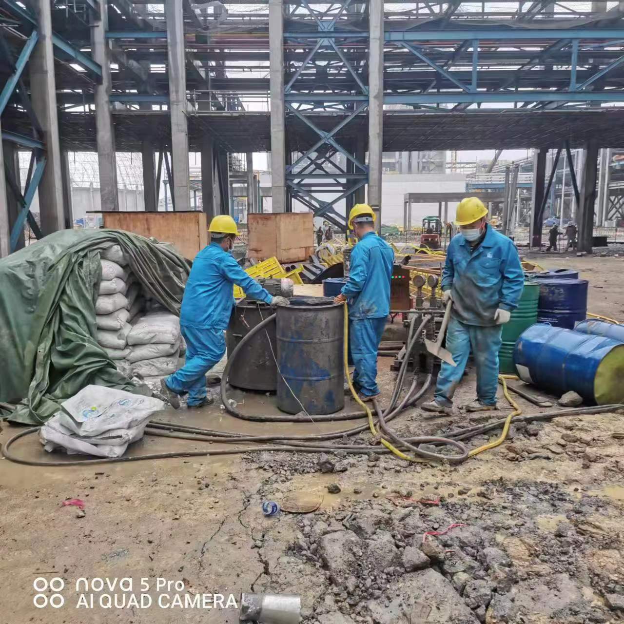 仁寿设备基础下沉沉降注浆加固施工
